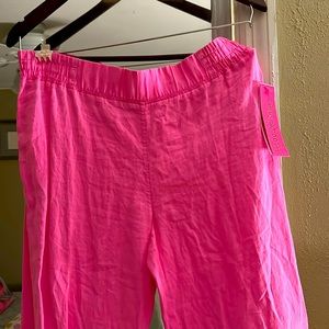 Lilly Pulitzer NWT Lagoon Linen Pants